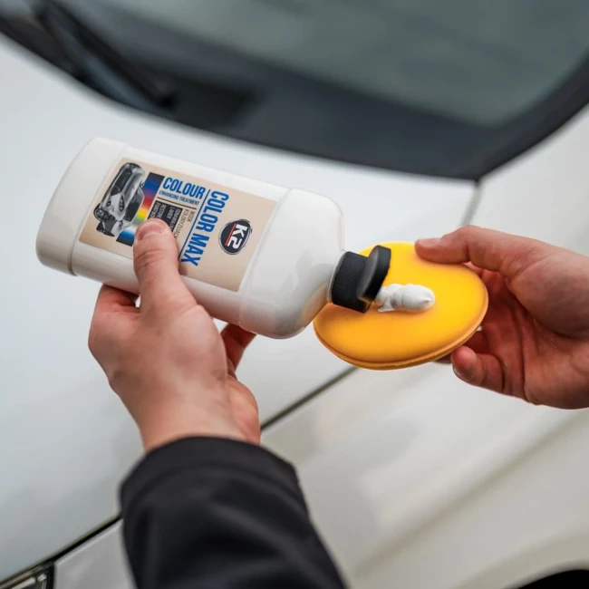 Поліроль восковий для кузова K2 PERFECT COLOR MAX WHITE 500мл (K025BI)