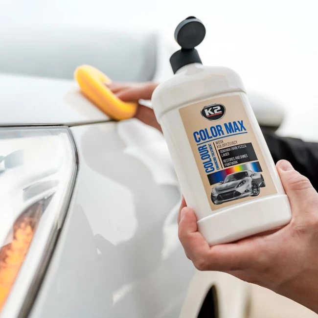 Поліроль восковий для кузова K2 PERFECT COLOR MAX WHITE 500мл (K025BI)