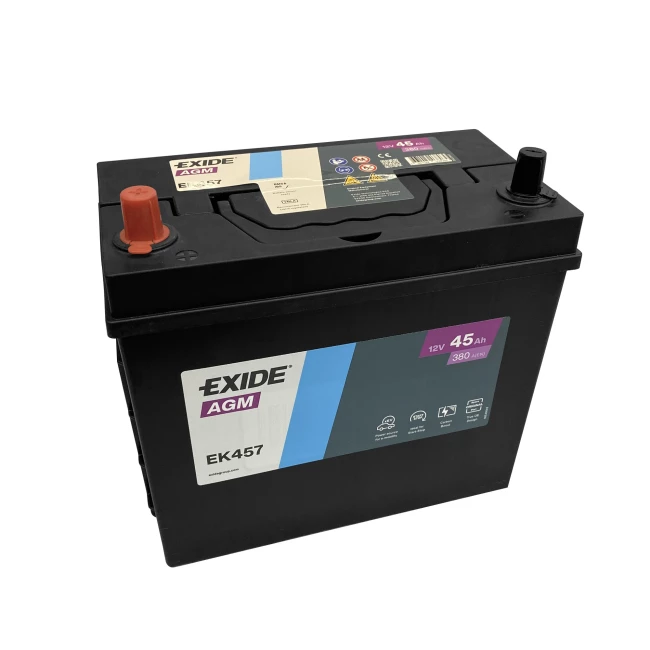 Автомобільний акумулятор EXIDE Start-Stop AGM 6СТ-45A Аз (EK457)