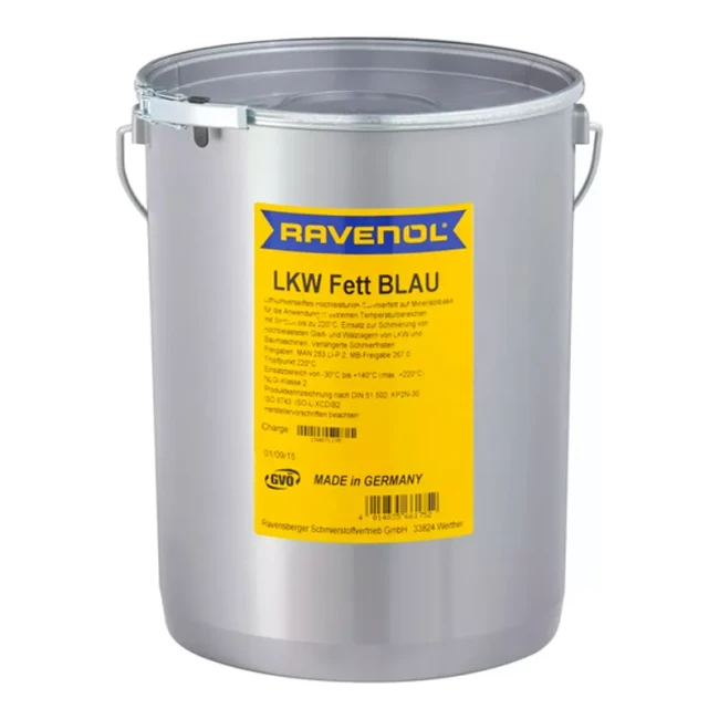 Пластичная смазка RAVENOL (RAV LKW FETT BLAU 15KG)