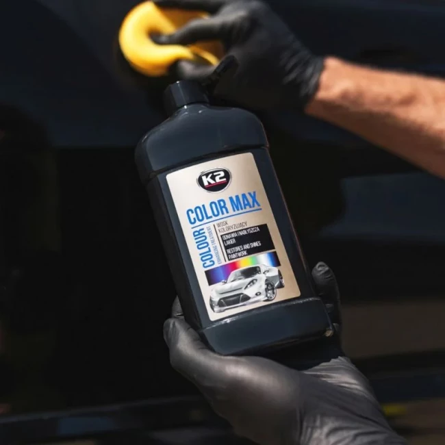 Віск автомобільний K2 Color Max Black 500мл (K025CA)