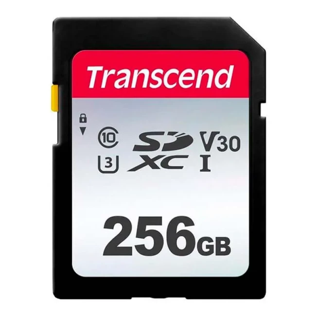 Карта памяти Transcend SD 256GB C10 UHS-I R100/W40MB/s (TS256GSDC300S)