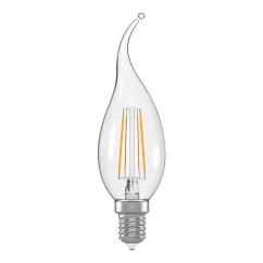 Світлодіодна лампа Electrum Filament 4W E14 4000K свічка на вітрі ретро (A-LC-1368)