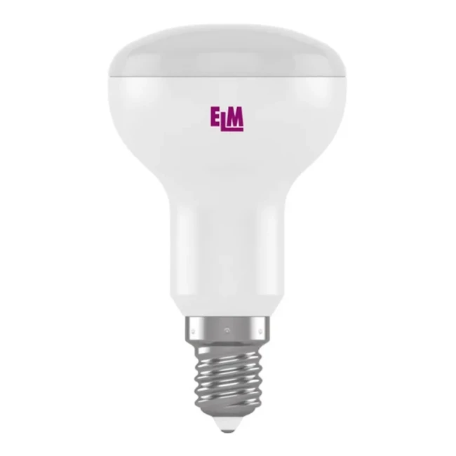 Лампа светодиодная рефлекторная ELM 5W R50 E14 3000K (18-0054)