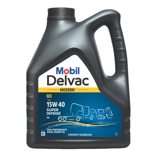 Моторна олива Mobil Delvac Modern Super Defense V4 15W-40 4л (157463)