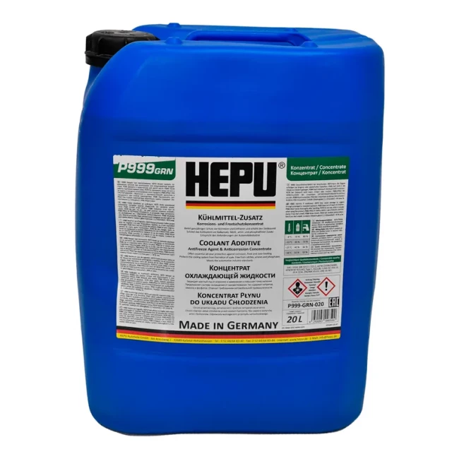 Антифриз HEPU P999-GRN G11 -80°C зелений 20л (P999-GRN-020)