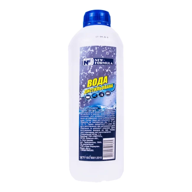 Дистиллированная вода New Formula 1л (4820215591805)