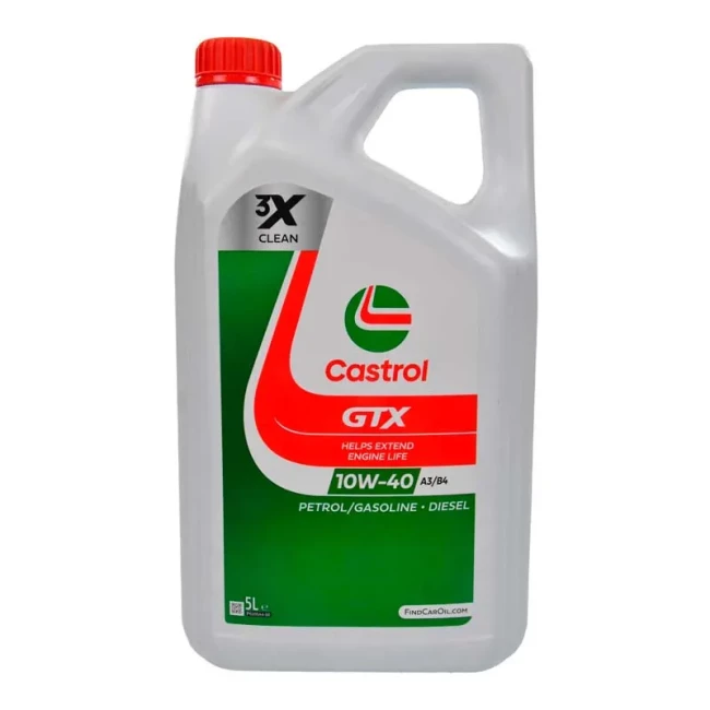 Моторна олива Castrol GTX 10W-40 A3/B4 5л Моторна олива Castrol GTX 10W-40 A3/B4 5л