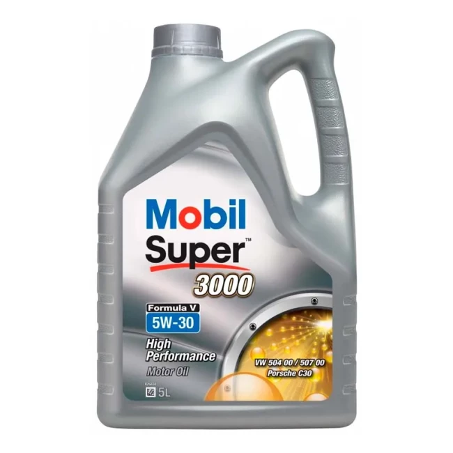 Моторное масло Mobil Super 3000 Formula V 5W-30 5л (MB 5W30 3000 FV 5L)