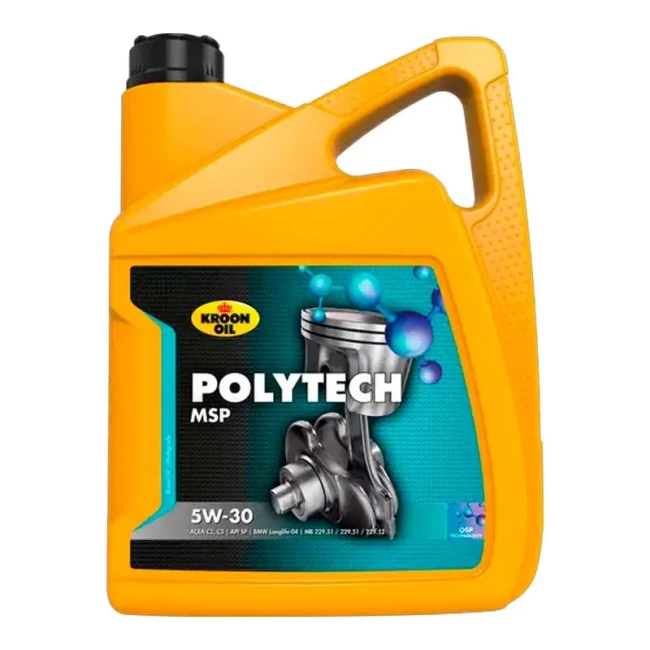 Моторна олива Kroon Oil PolyTech MSP 5W-30 5л (37400)