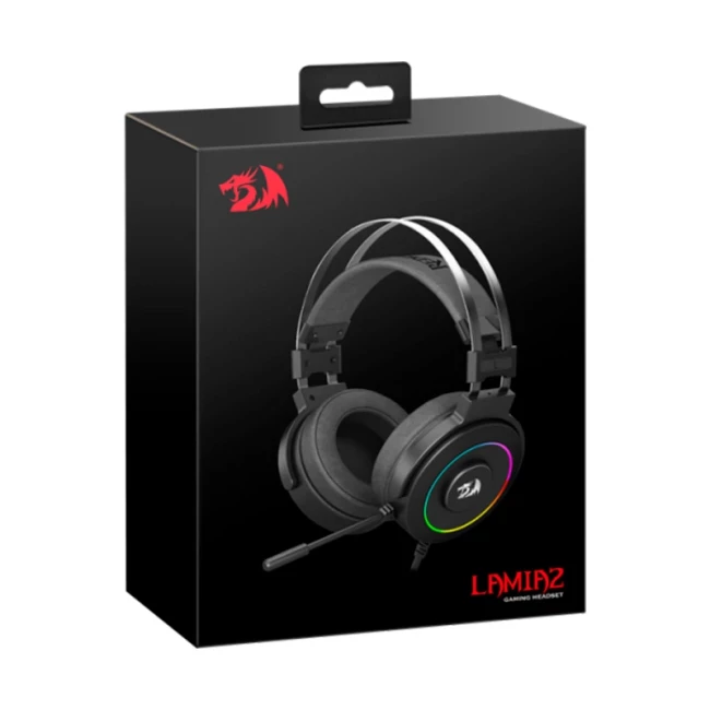 Наушники Redragon Lamia 2 RGB 7.1 Black-Red (77701)