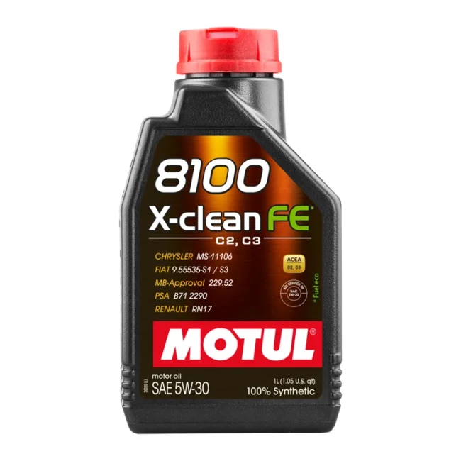 Моторное масло MOTUL 8100 X-Clean FE 5W-30 1л (814101)