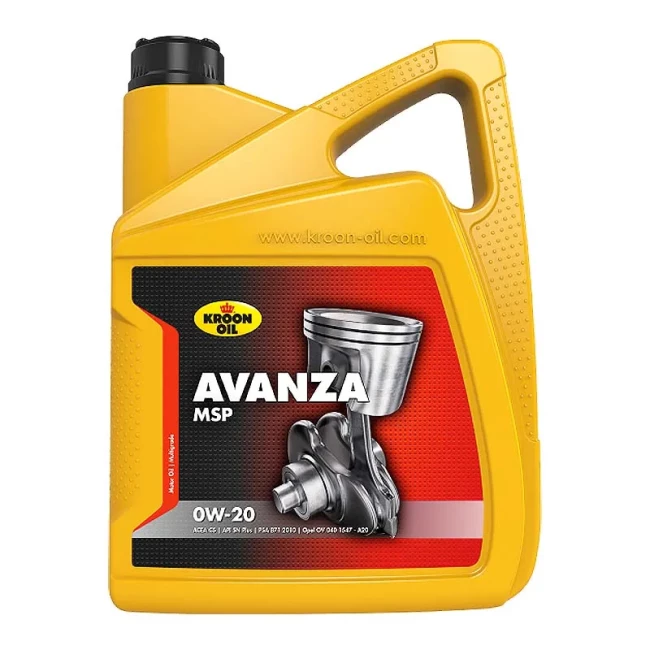 Моторное масло Kroon Oil Avanza MSP 0W-20 5л (37350) Моторное масло Kroon Oil Avanza MSP 0W-20 5л (37350)