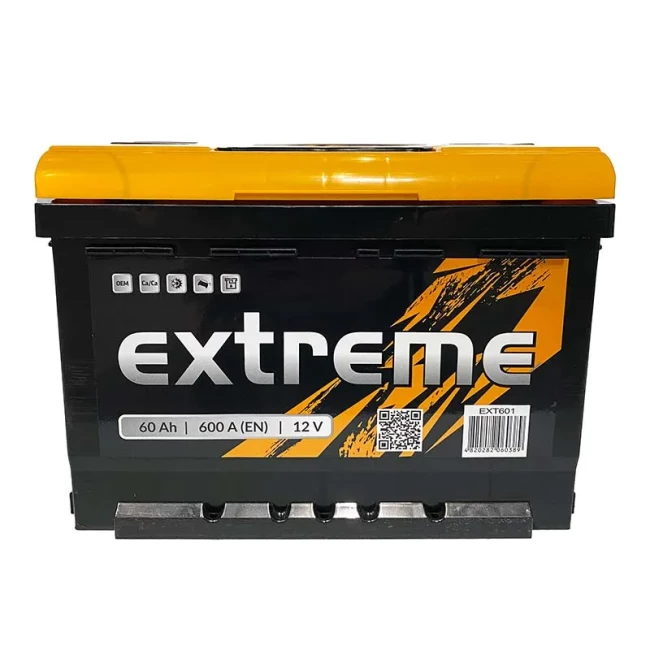 Автомобільний акумулятор EXTREME 6CT-60Аh АзЕ (EX600)