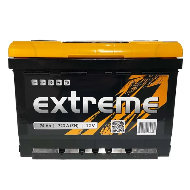 Автомобільний акумулятор EXTREME 6CT-74Аh АзЕ (EX740) Автомобільний акумулятор EXTREME 6CT-74Аh АзЕ (EX740)