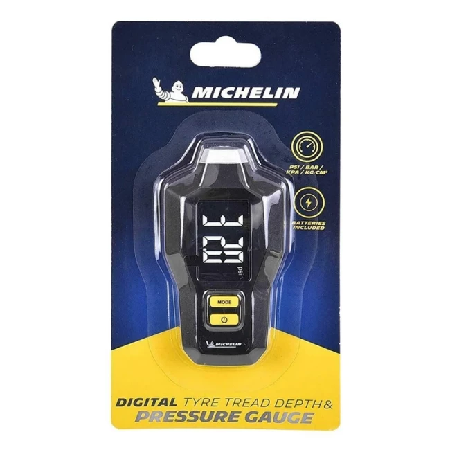 Цифровой манометр глубины протектора и давления в шинах Michelin Digital Tyre Tread Depth & Pressure Gauge with LCD (W12292)