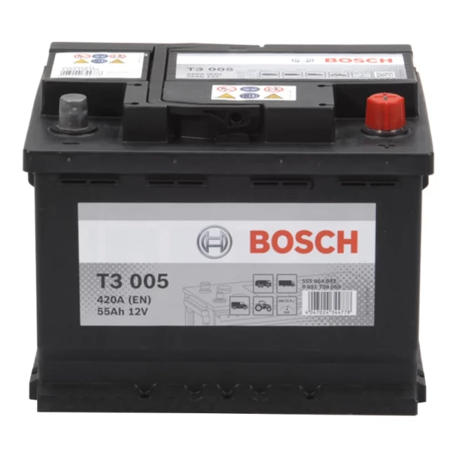 Автомобильный аккумулятор BOSCH 6СТ-55Ah АзЕ (0 092 T30 050)