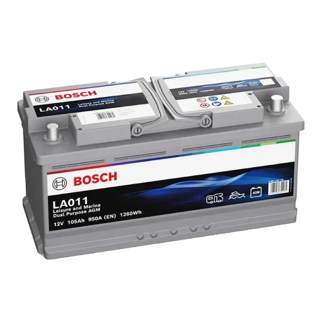 Автомобільний акумулятор BOSCH LA011 6СТ-105Ah АзЕ (0 092 LA0 110)