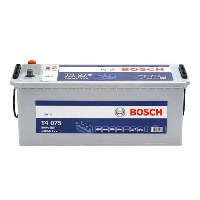 Грузовой аккумулятор BOSCH T4 075 6CT-140Ah Аз (0 092 T40 750) Грузовой аккумулятор BOSCH T4 075 6CT-140Ah Аз (0 092 T40 750)