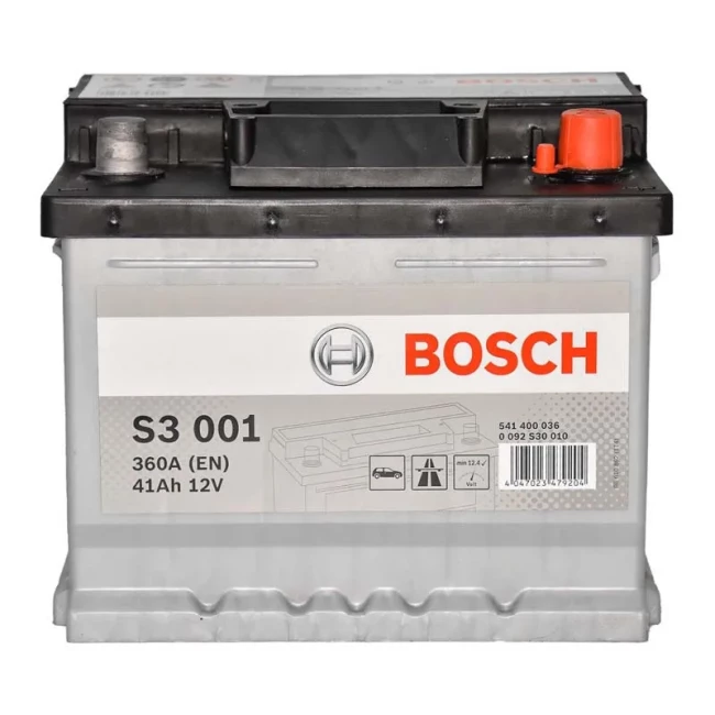 Автомобильный аккумулятор BOSCH S3 001 6СТ-41Ah АзЕ (0 092 S30 010)