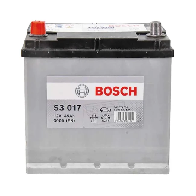 Автомобильный аккумулятор BOSCH S3 017 6СТ-45Ah Asia Аз (0 092 S30 170)