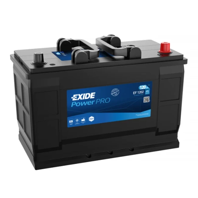 Вантажний акумулятор EXIDE POWERPRO 6СТ-120Ah АзЕ (EF1202 HDX) Вантажний акумулятор EXIDE POWERPRO 6СТ-120Ah АзЕ (EF1202 HDX)