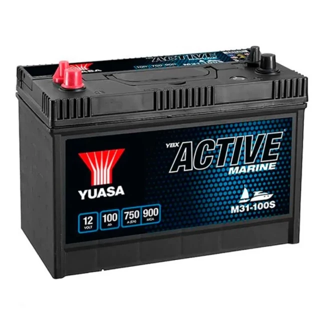 Автомобильный аккумулятор YUASA 6СТ-100Ah Аз (M31-100S)