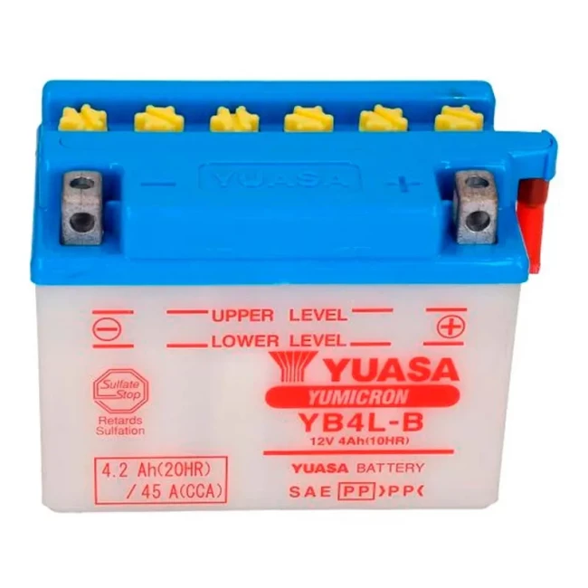 Мото акумулятор YUASA 6СТ-4.2Ah АзЕ (YB4L-B)