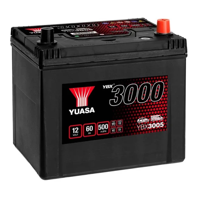 Автомобильный аккумулятор YUASA 6СТ-60Ah АзЕ (YBX3005)
