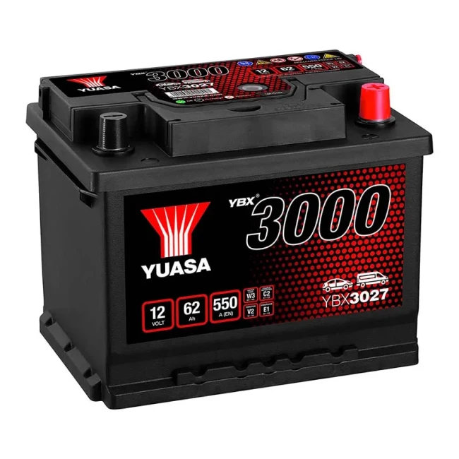 Автомобильный аккумулятор YUASA 6СТ-62Ah АзЕ (YBX3027)