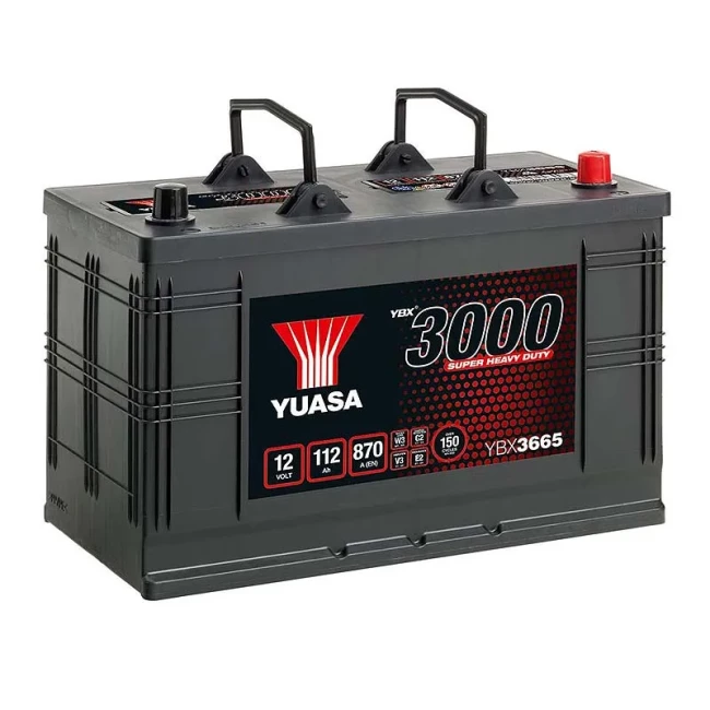 Грузовой аккумулятор YUASA YBX 3000 SUPER HEAVY DUTY 6CT-180Ah АзЕ (680108100)