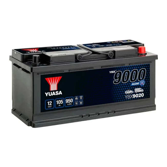 Автомобільний акумулятор YUASA 6СТ-105Ah АзЕ (YBX9020)