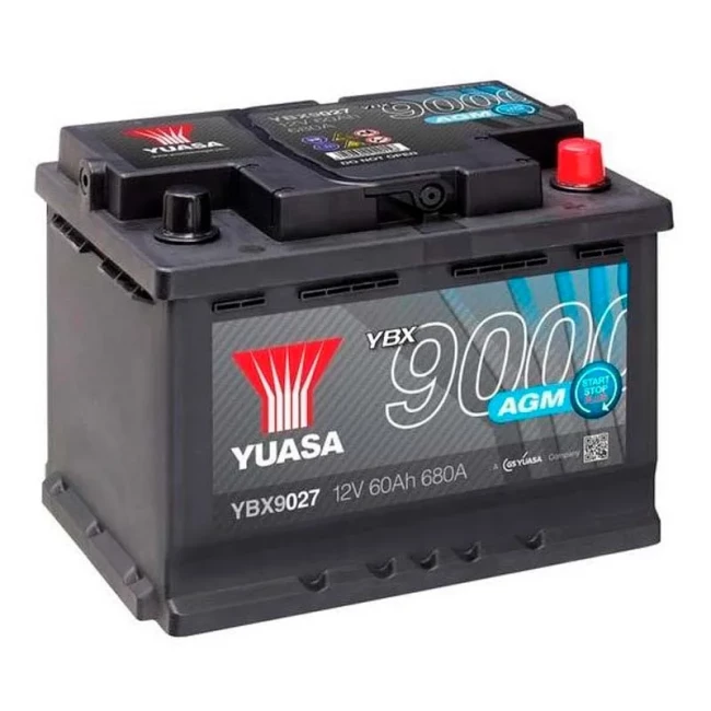 Автомобільний акумулятор YUASA 6СТ-60Ah АзЕ (YBX9027)