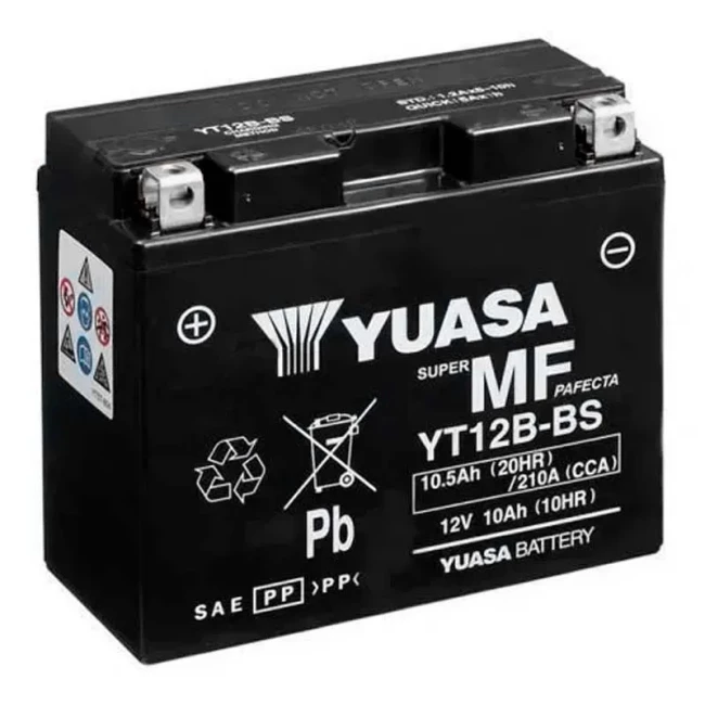 Мото аккумулятор YUASA 6СТ-10Ah Аз (YT12B-BS) Мото аккумулятор YUASA 6СТ-10Ah Аз (YT12B-BS)