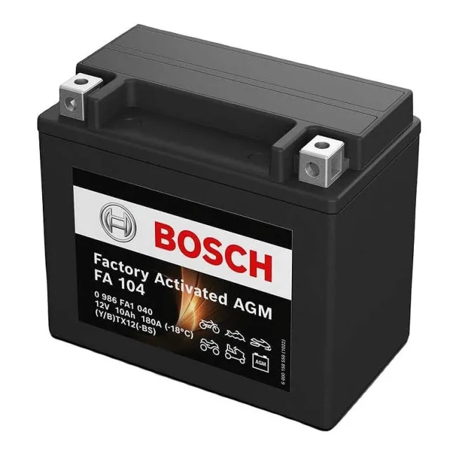 Мото аккумулятор BOSCH FA 104 6СТ-10Ah Аз (0 986 FA1 040)