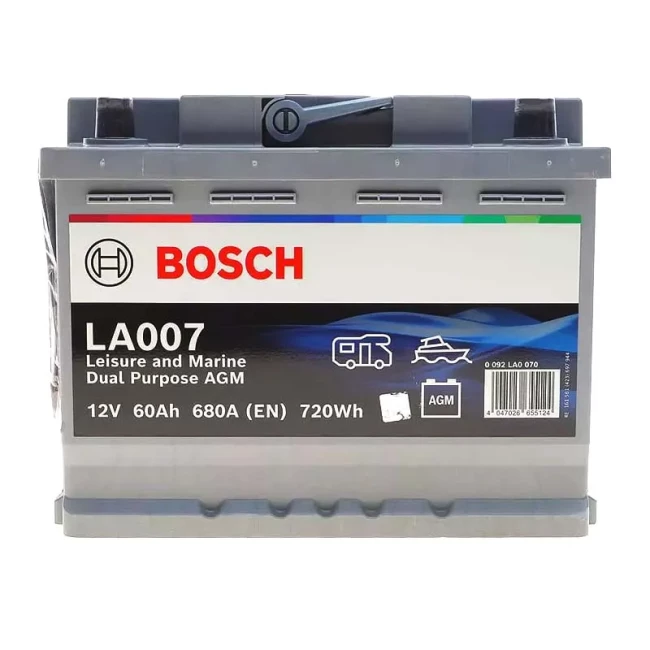 Автомобильный аккумулятор BOSCH LA007 6СТ-60Ah АзЕ (0 092 LA0 070)