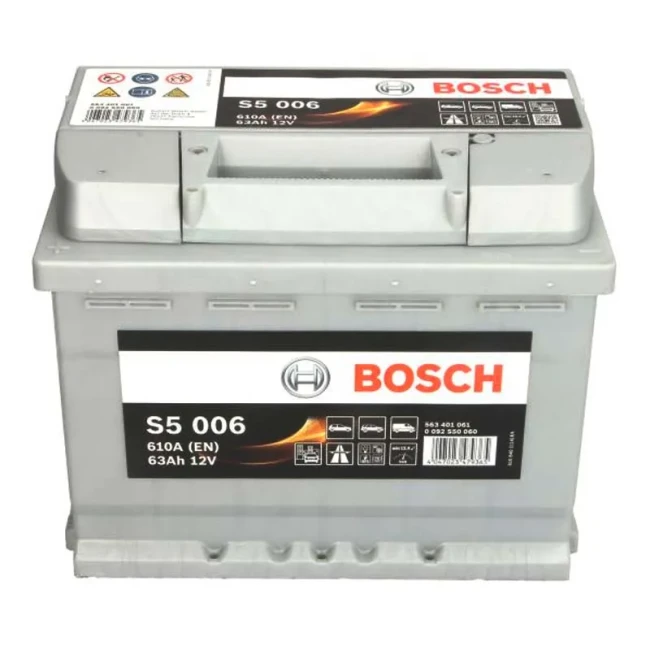 Автомобильный аккумулятор BOSCH 6СТ-63Ah Аз (0 092 S50 060) Автомобильный аккумулятор BOSCH 6СТ-63Ah Аз (0 092 S50 060)