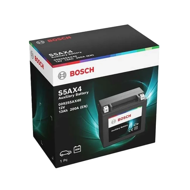 Мото аккумулятор BOSCH S5AX4 6СТ-13Ah Аз (0 092 S5A X40)