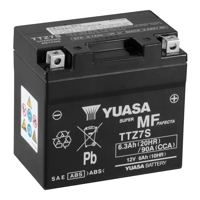 Мото акумулятор YUASA SUPER MF PAFECTA 6СТ-6Ah АзЕ (TTZ7S)