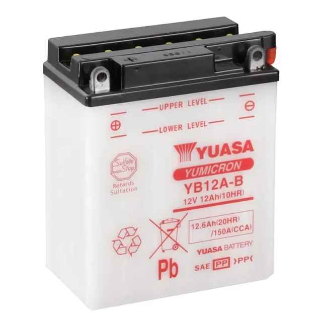 Мото акумулятор YUASA YUMICRON 6СТ-12Ah Аз (+/-)
