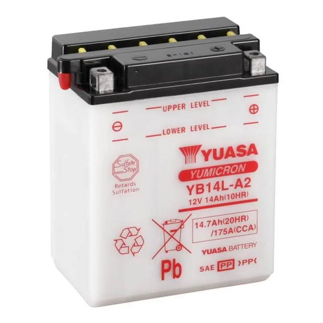 Мото аккумулятор YUASA YUMICRON 6СТ-14Ah АзЕ (-/+) Мото аккумулятор YUASA YUMICRON 6СТ-14Ah АзЕ (-/+)