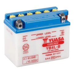 Мото аккумулятор YUASA YUMICRON 6СТ-4Ah АзЕ (YB4L-B)