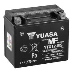 Мото аккумулятор YUASA SUPER MF PAFECTA 6СТ-10Ah Аз (YTX12-BS)
