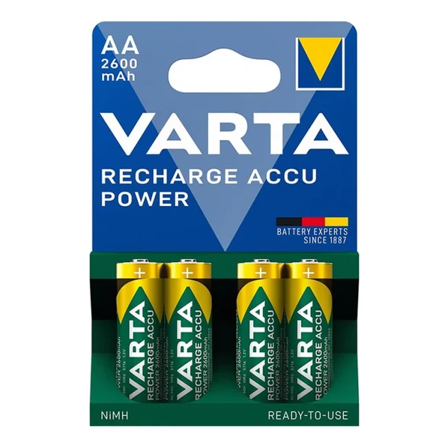 Акумулятор Varta NI-MH Power AA 4шт (05716101404) Акумулятор Varta NI-MH Power AA 4шт (05716101404)
