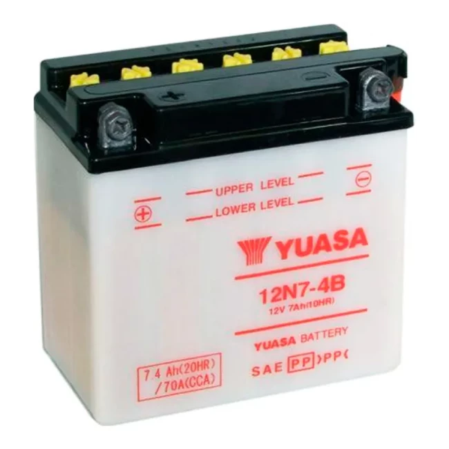 Мото аккумулятор Yuasa 6СТ-7.4Ah Аз (12N7-4B)