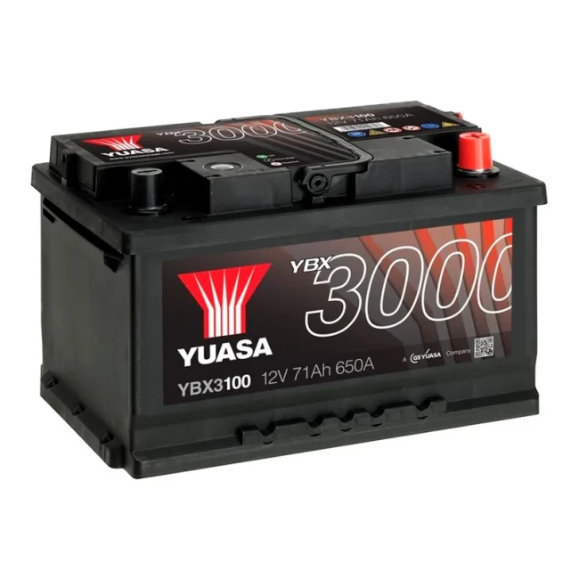 Автомобильный аккумулятор Yuasa 6СТ-71Ah АзЕ (YBX3100)