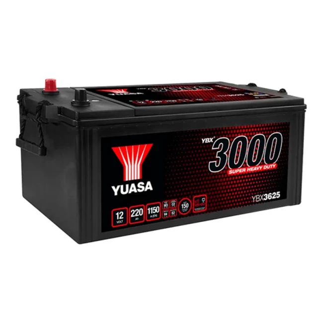 Вантажний акумулятор YUASA 6СТ-220Ah Аз (YBX3625)