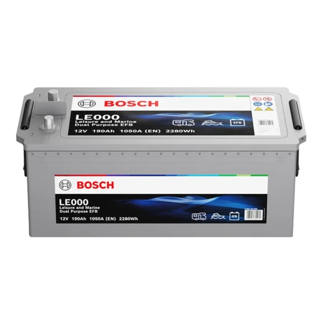 Вантажний акумулятор BOSCH Dual Purpose EFB 6CT-190Ah Аз (0 092 LE0 000) Вантажний акумулятор BOSCH Dual Purpose EFB 6CT-190Ah Аз (0 092 LE0 000)