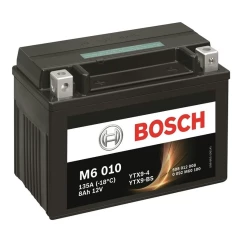 Мото аккумулятор BOSCH M6 AGM 6СТ-8Ah Аз (+/-)