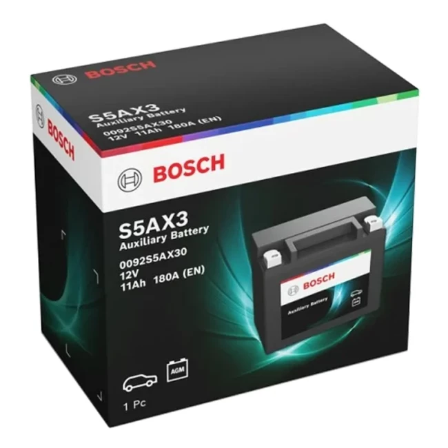 Автомобильный аккумулятор BOSCH S5 6CT-11Ah Аз (0 092 S5A X30)